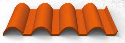 Teja Wavepro terracota
